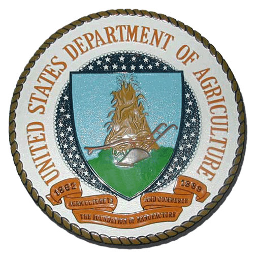 Department of Agriculture Plaque