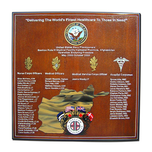Bastion Brotherhood Deployment Plaque