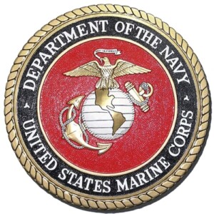 Marine Corps 1/2" Thick Outdoor HDU Plaque