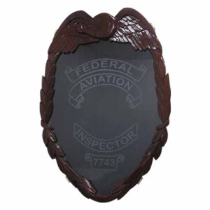 FAA Badge Shadow Box