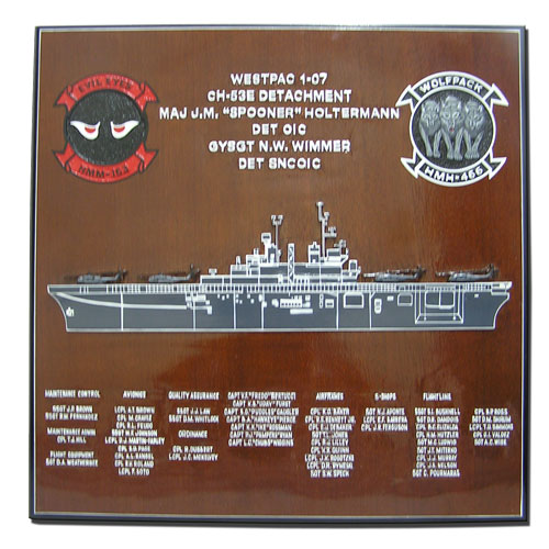 HMH 466 Deployment Plaque
