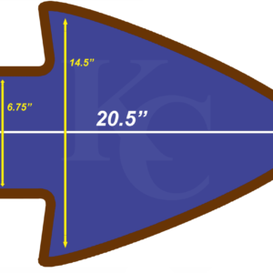 KC Shadow Box 22"w x 16" h