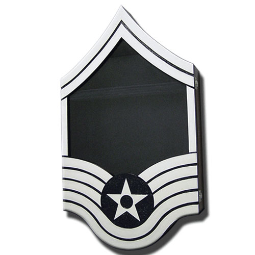 US Air Force E8 Retirement / Shadow Box Colored