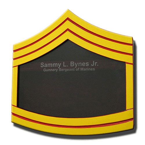 USMC E7 Retirement Shadow Box Colored