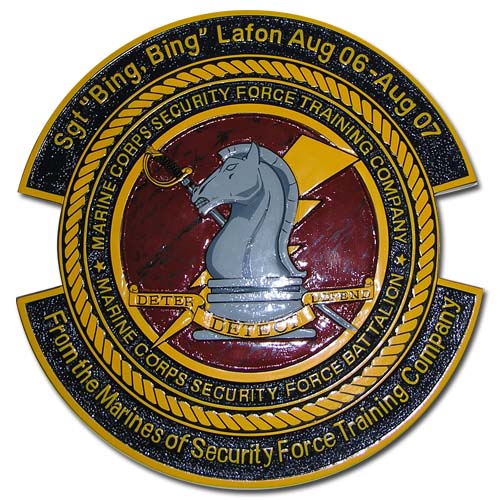 USMC Security Force Training Company Emblem