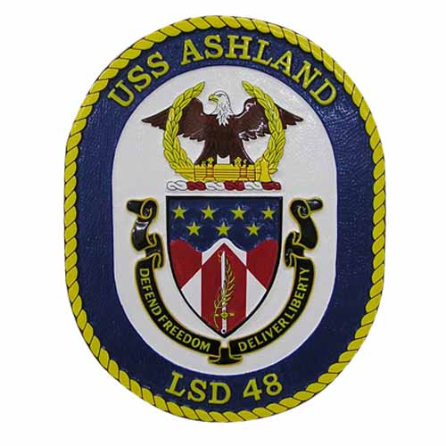 USS LSD 48 Ashland Emblem