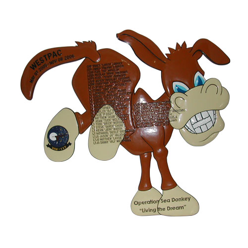 VAW-117 Donkey Deployment Plaque