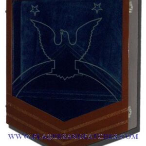 US Navy E9 Retirement / Shadow Box Natural Dark